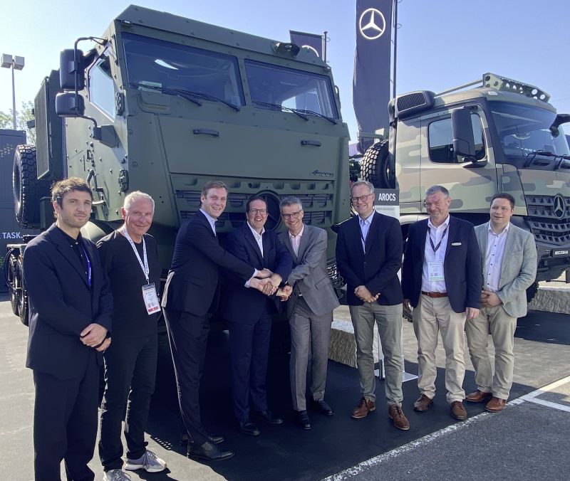 Daimler Truck, Lambert Defence et Soframe s&rsquo;associent pour répondre à un appel d&rsquo;offres de la Défense belge